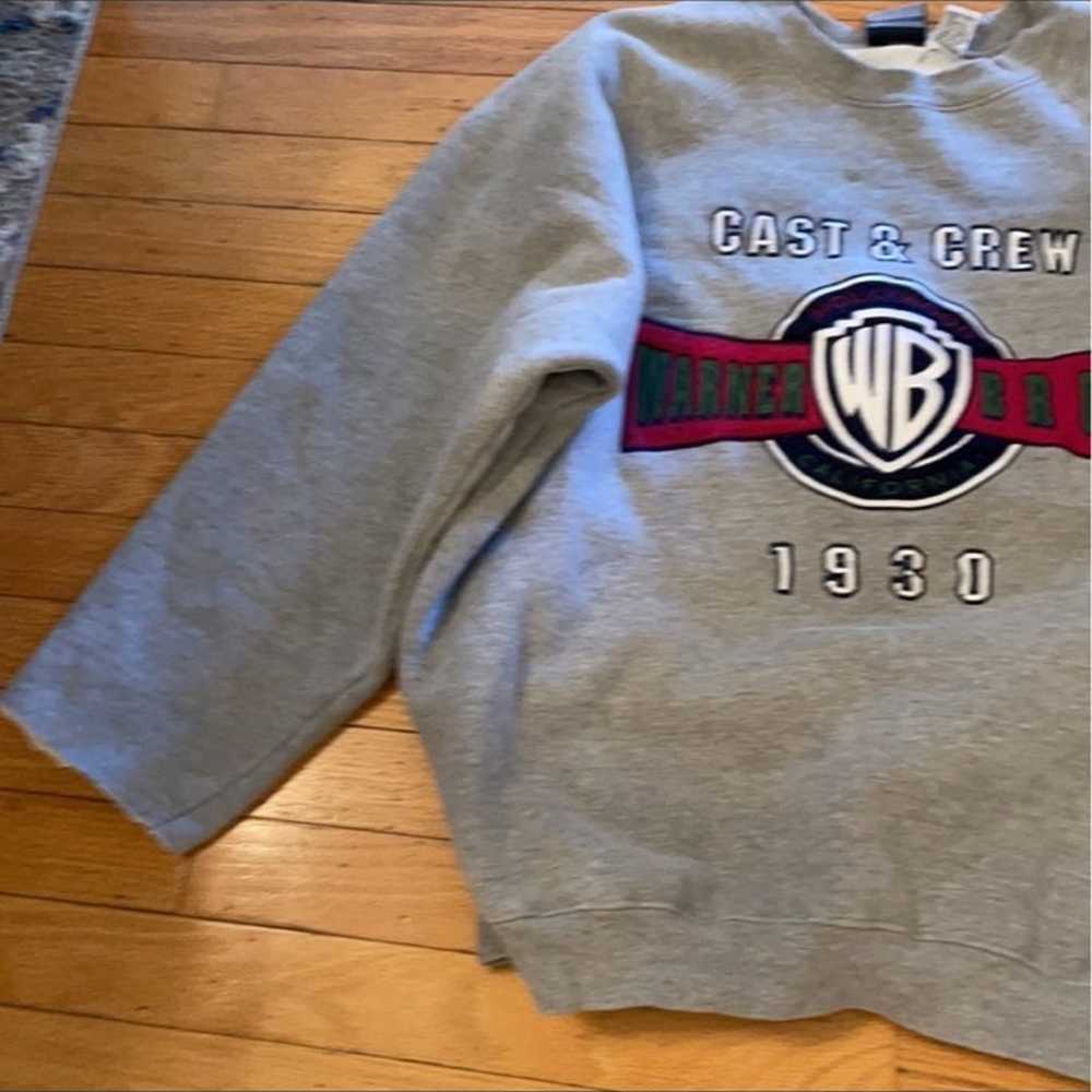 Vintage Warner brothers sweatshirt rare cast and … - image 4