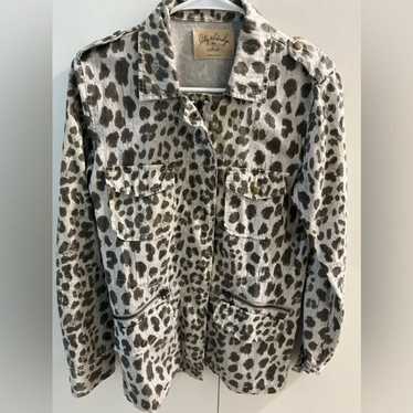 Anthropologie Lily Aldridge for Velvet Leopard Saf