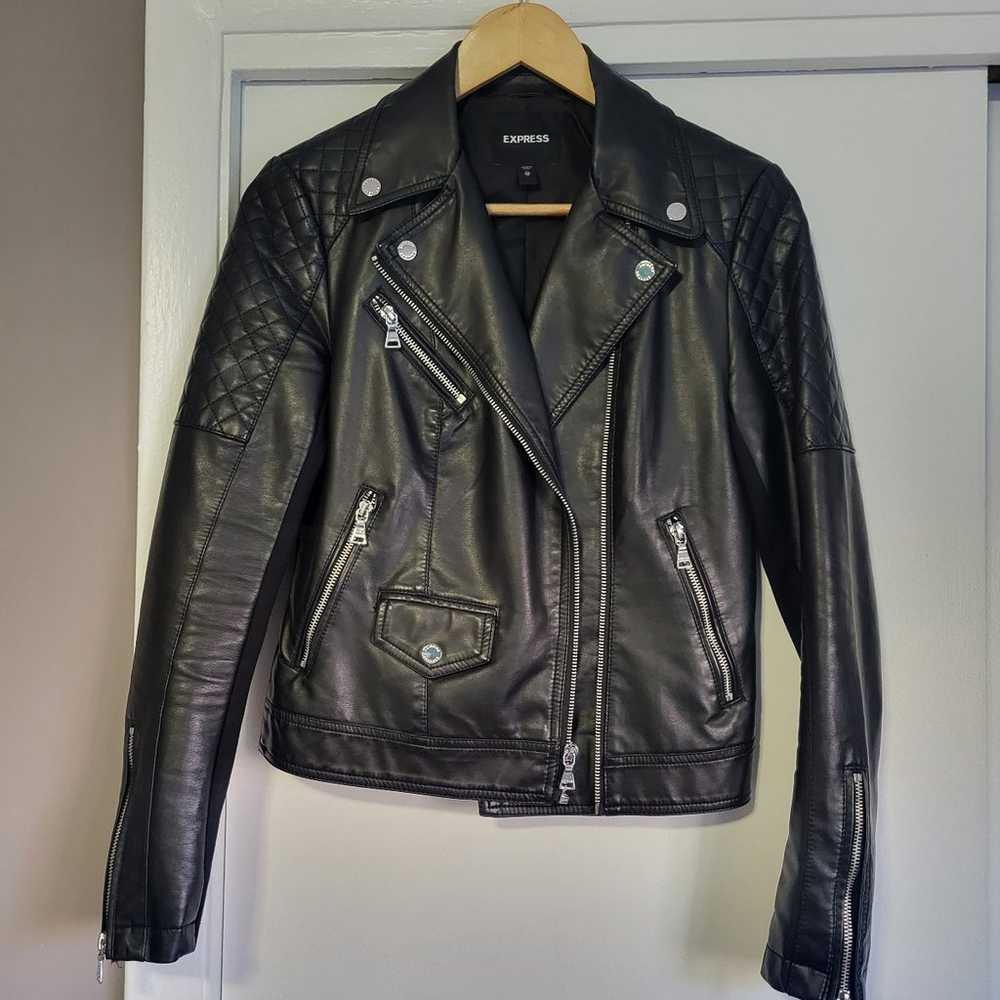 Express quilted leather jacket - image 1