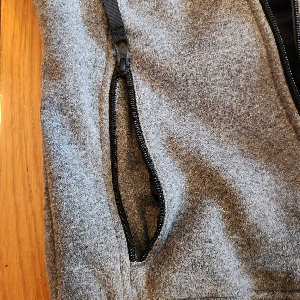 BURTON - Dryride Gray Hooded Zip Up Vest with Zip… - image 10