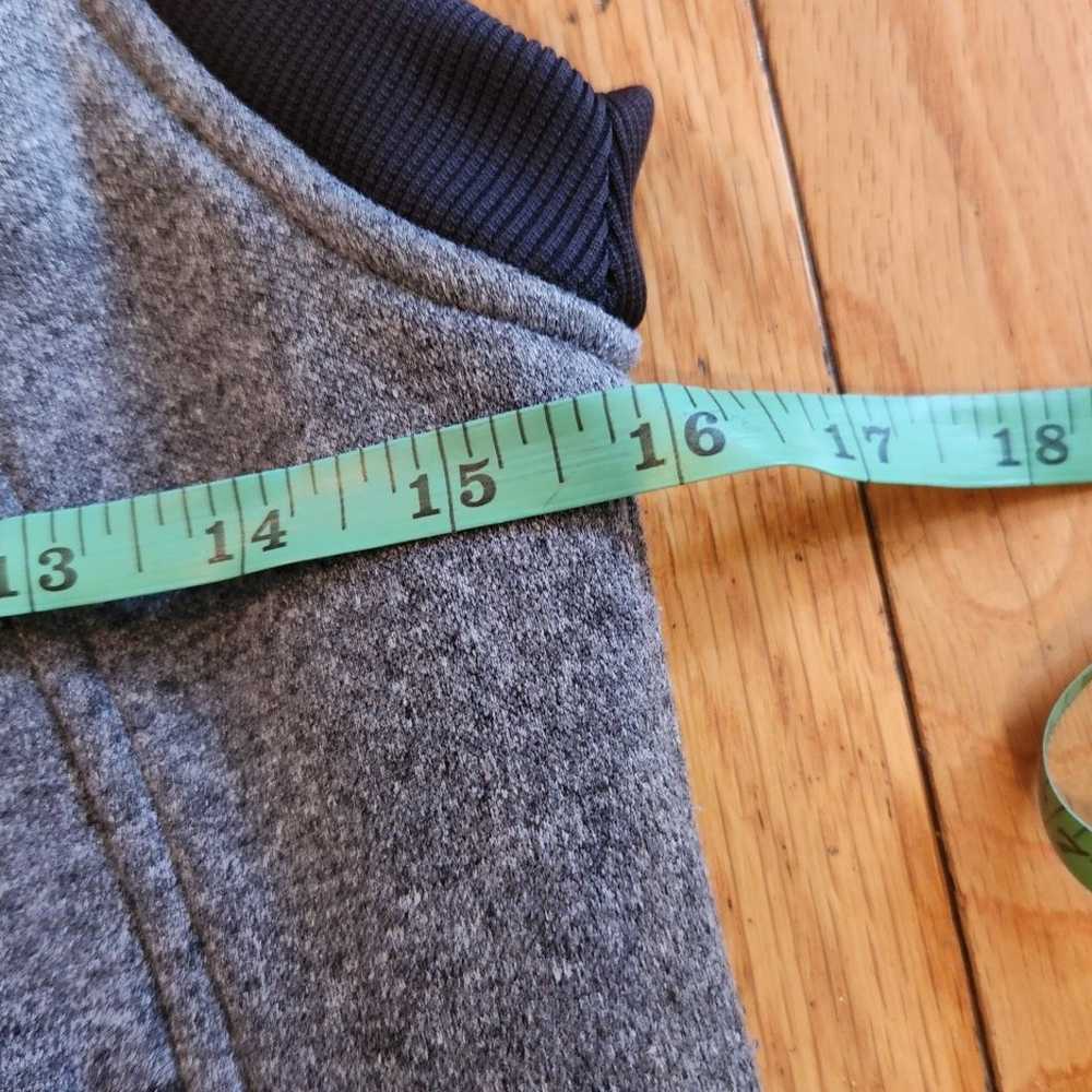 BURTON - Dryride Gray Hooded Zip Up Vest with Zip… - image 11