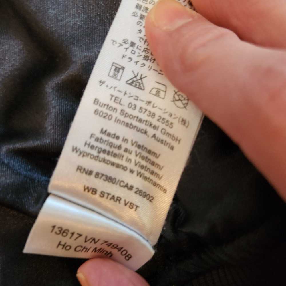 BURTON - Dryride Gray Hooded Zip Up Vest with Zip… - image 9