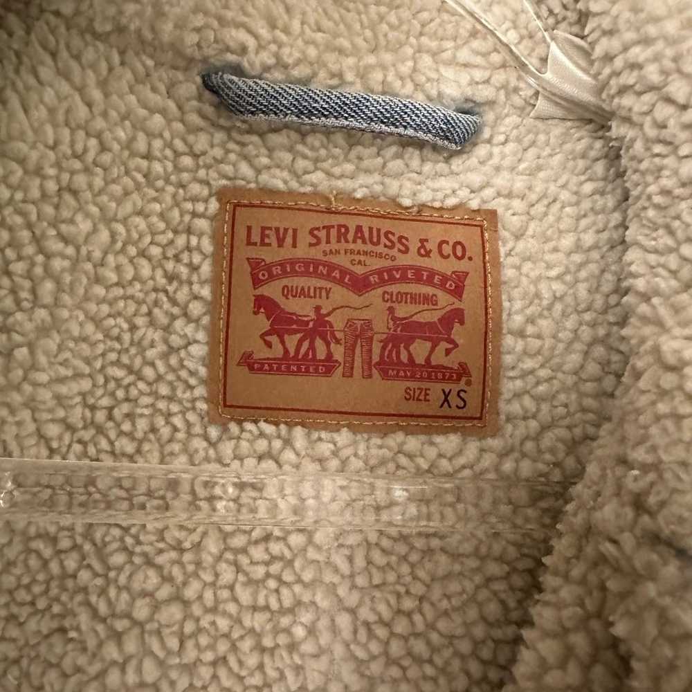 Levi’s Denim Sherpa Jacket - image 3