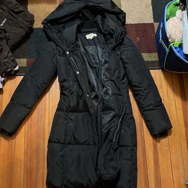 Black michael kors puffy coat