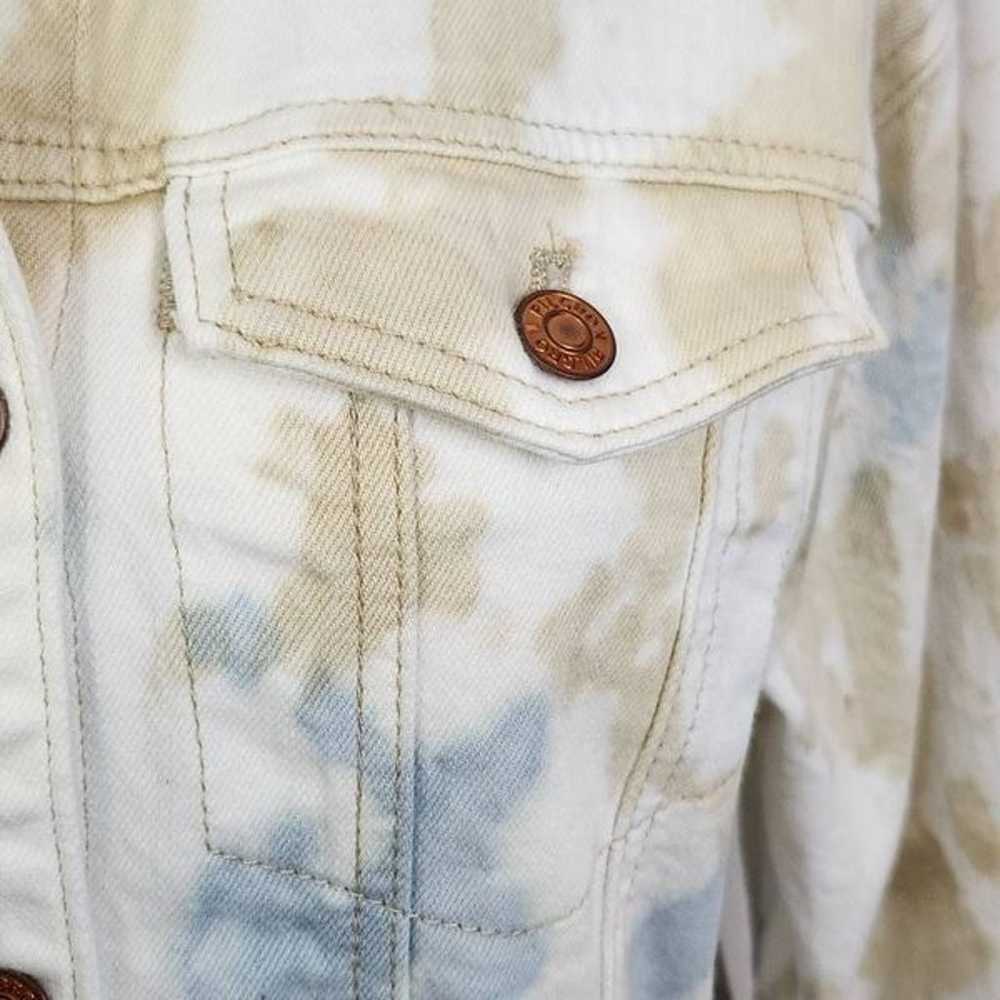 Pilcro Tie-Dye Denim Jacket XS Anthro Jean Jacket - image 4
