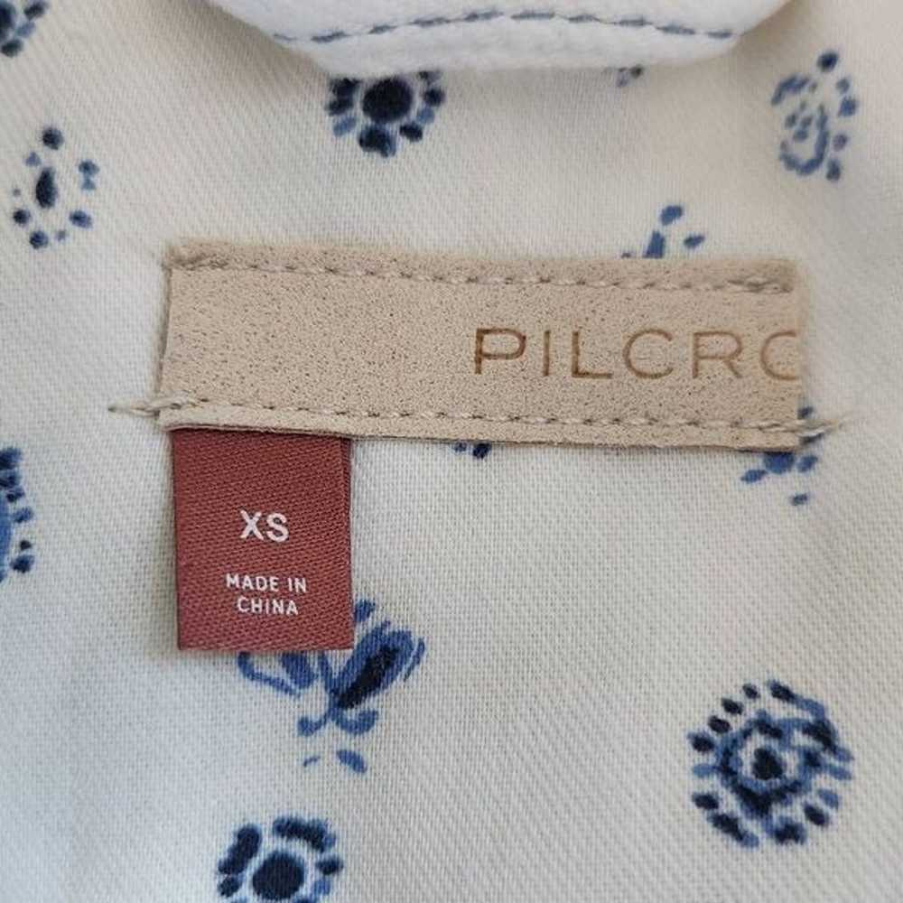 Pilcro Tie-Dye Denim Jacket XS Anthro Jean Jacket - image 9