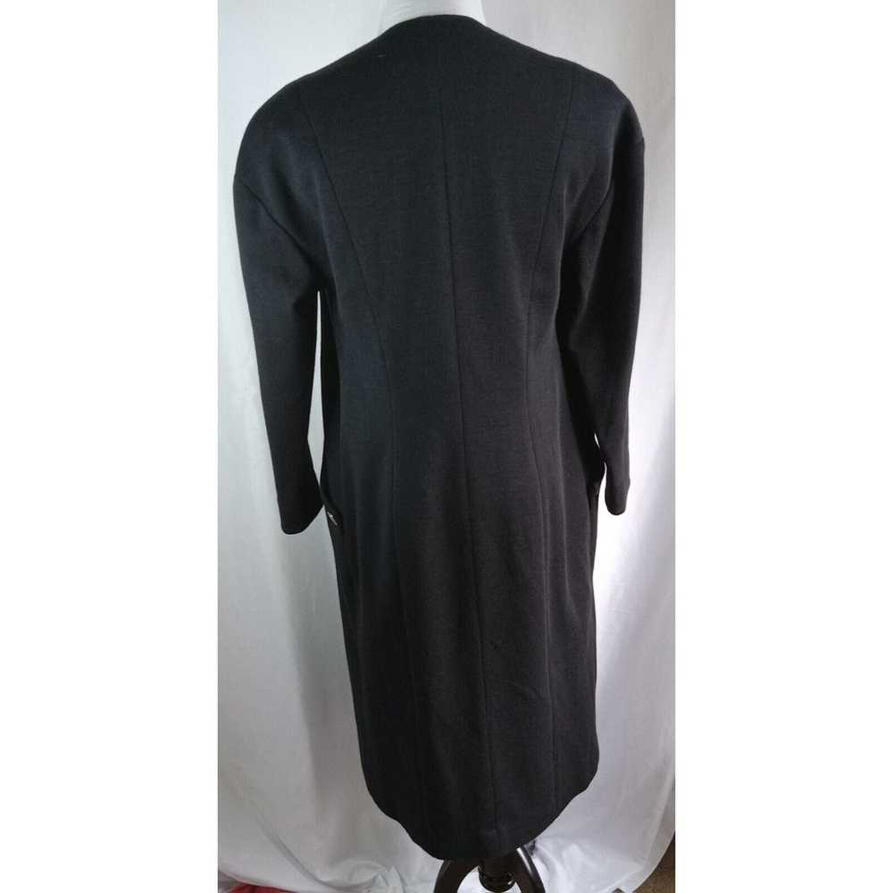 Albert Nipon Wool Overcoat Long Womens Size 2  Vi… - image 12
