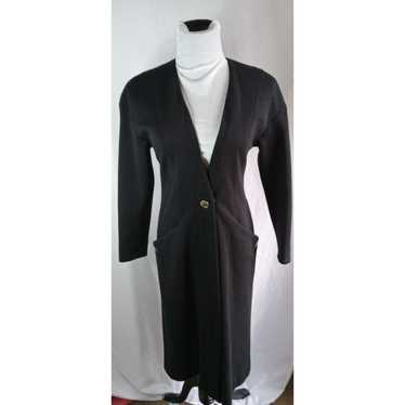 Albert Nipon Wool Overcoat Long Womens Size 2  Vi… - image 1