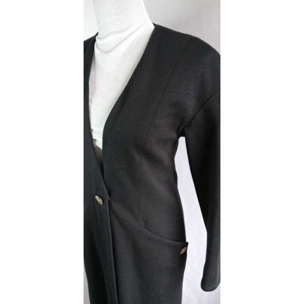 Albert Nipon Wool Overcoat Long Womens Size 2  Vi… - image 2