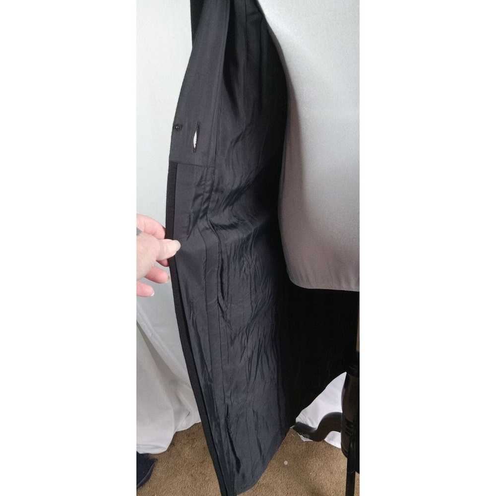 Albert Nipon Wool Overcoat Long Womens Size 2  Vi… - image 9
