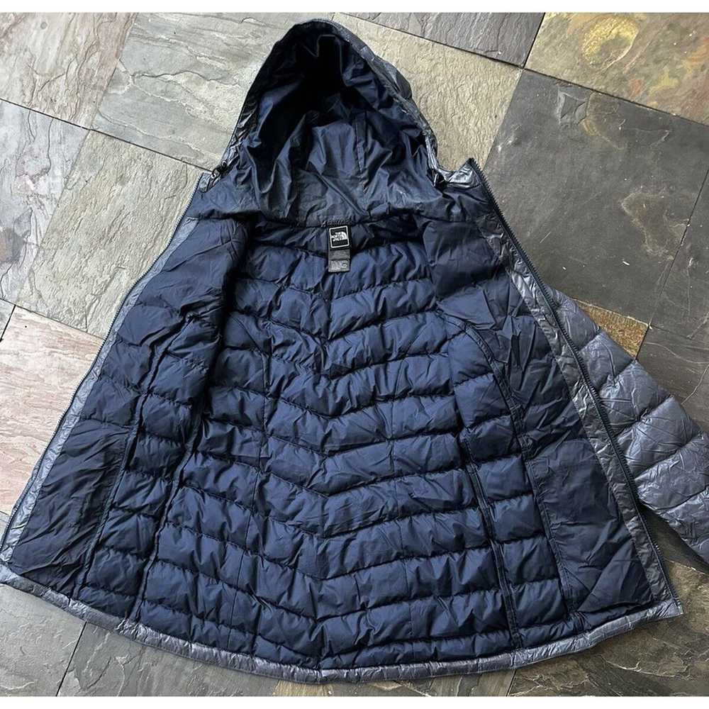 The Northface Coat Down 550 Sz XS Jacket Blue Gre… - image 3
