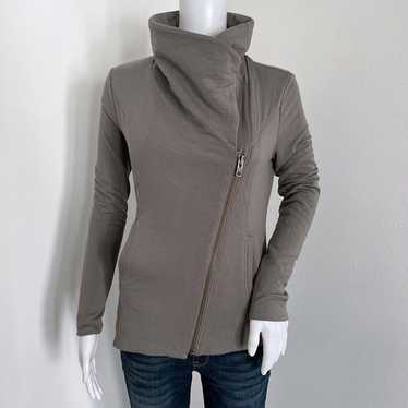 Helmut Lang Women's Moto Jacket Size P XS Gray As… - image 1