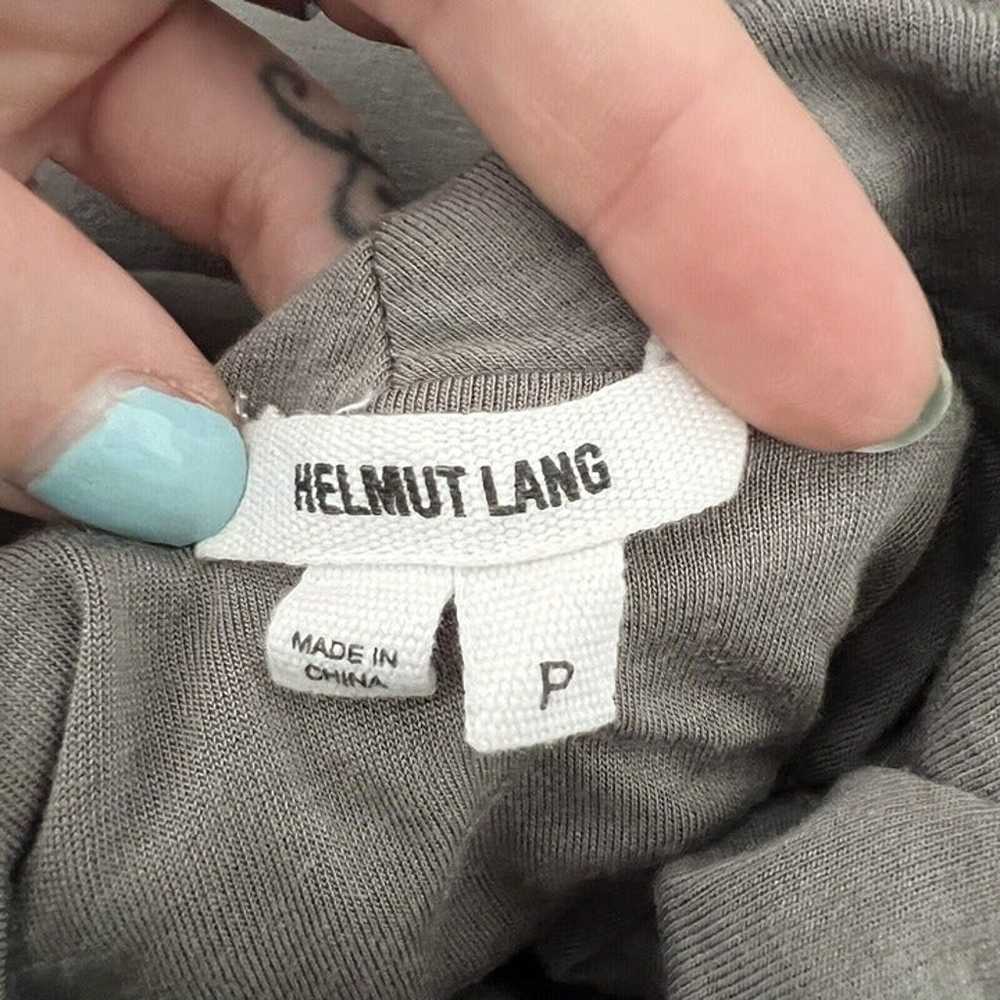 Helmut Lang Women's Moto Jacket Size P XS Gray As… - image 2
