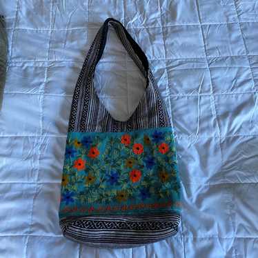 Floral hobo bag