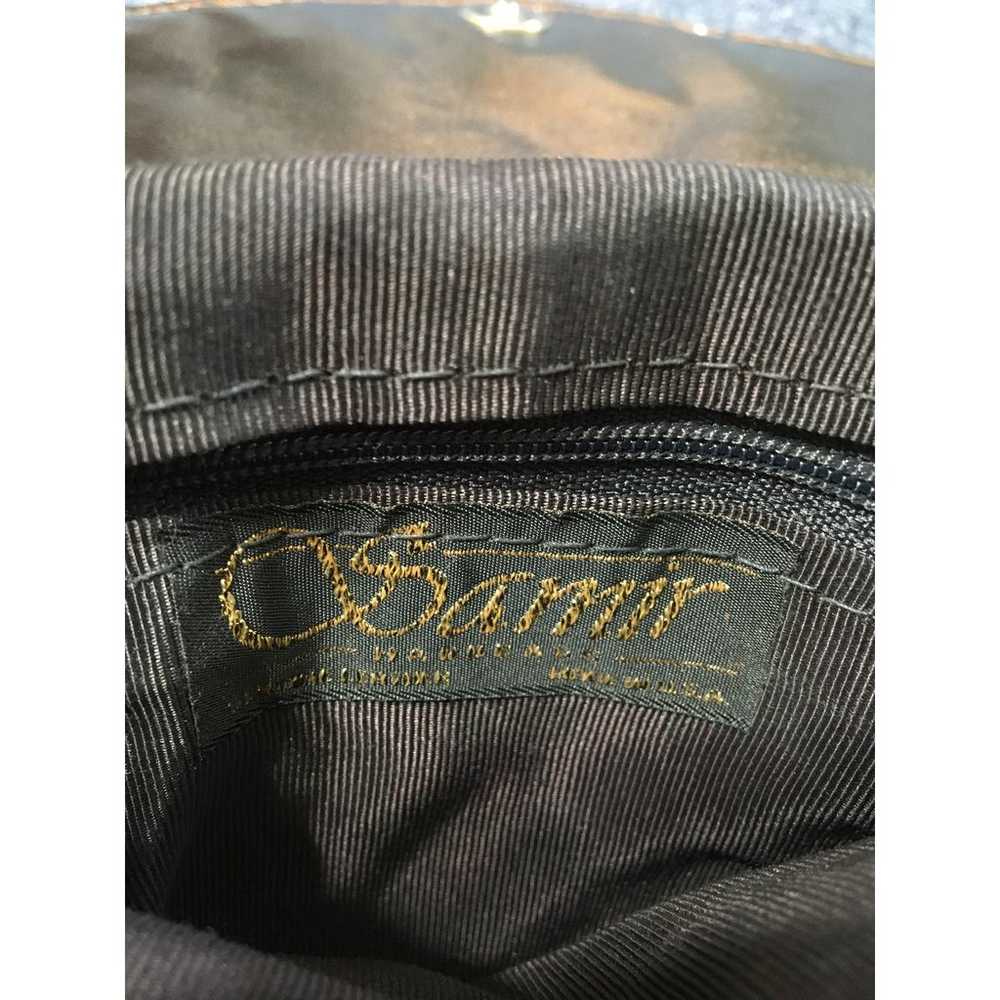 NWOT Vintage Samir Handbag Leather Gold, Bronze M… - image 3