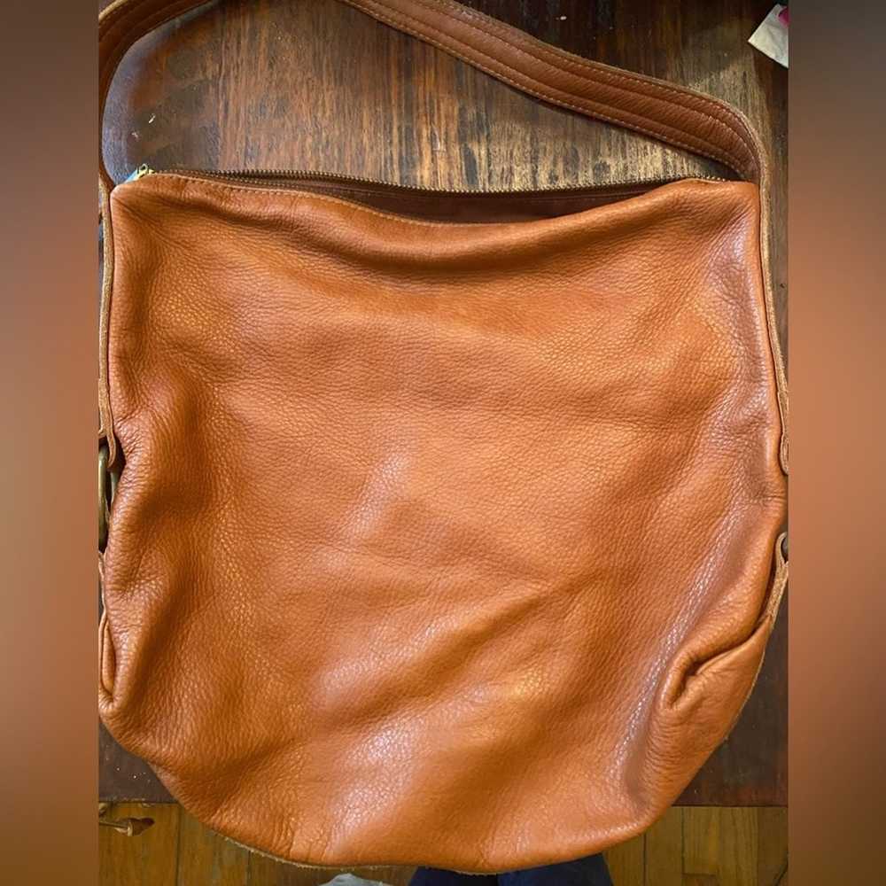 Banana Republic Vintage Leather Hobo Style Handba… - image 3