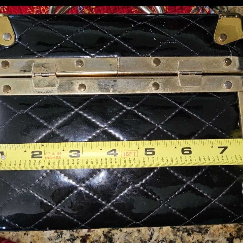Vintage Delill train case bag black - image 5