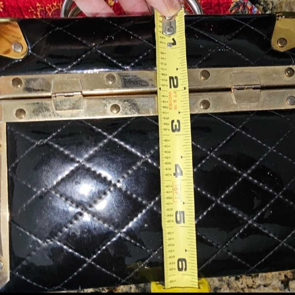 Vintage Delill train case bag black - image 6
