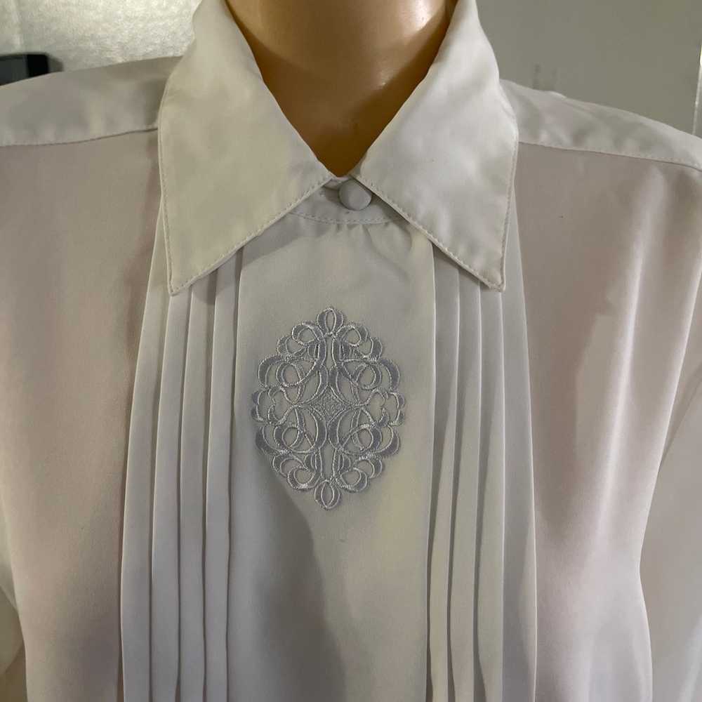 Vintage  Yves St. Clair Button Up Blouse (12) - image 2
