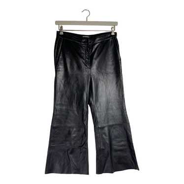 Marimekko Marimekko leather pants, black | women M - image 1
