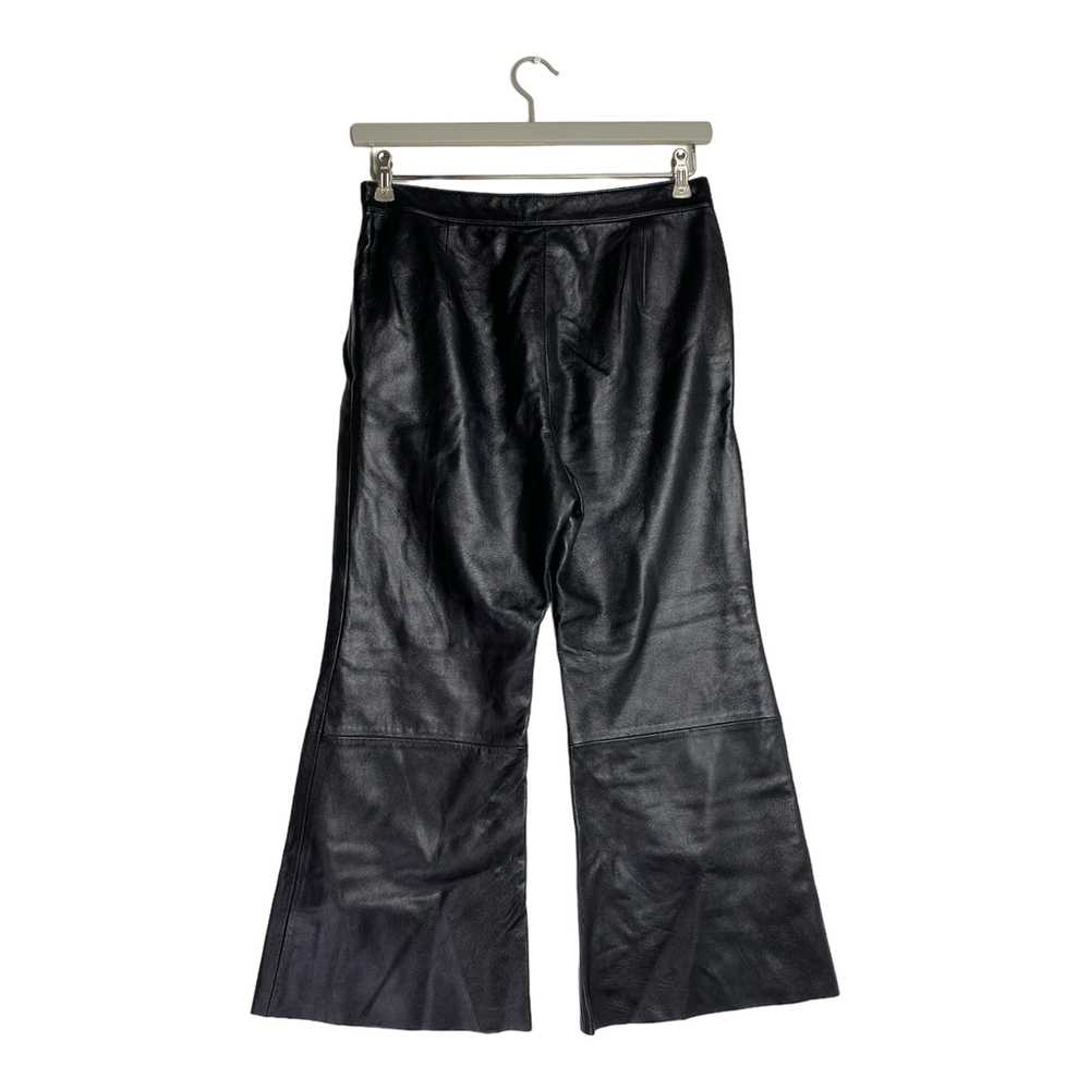 Marimekko Marimekko leather pants, black | women M - image 2