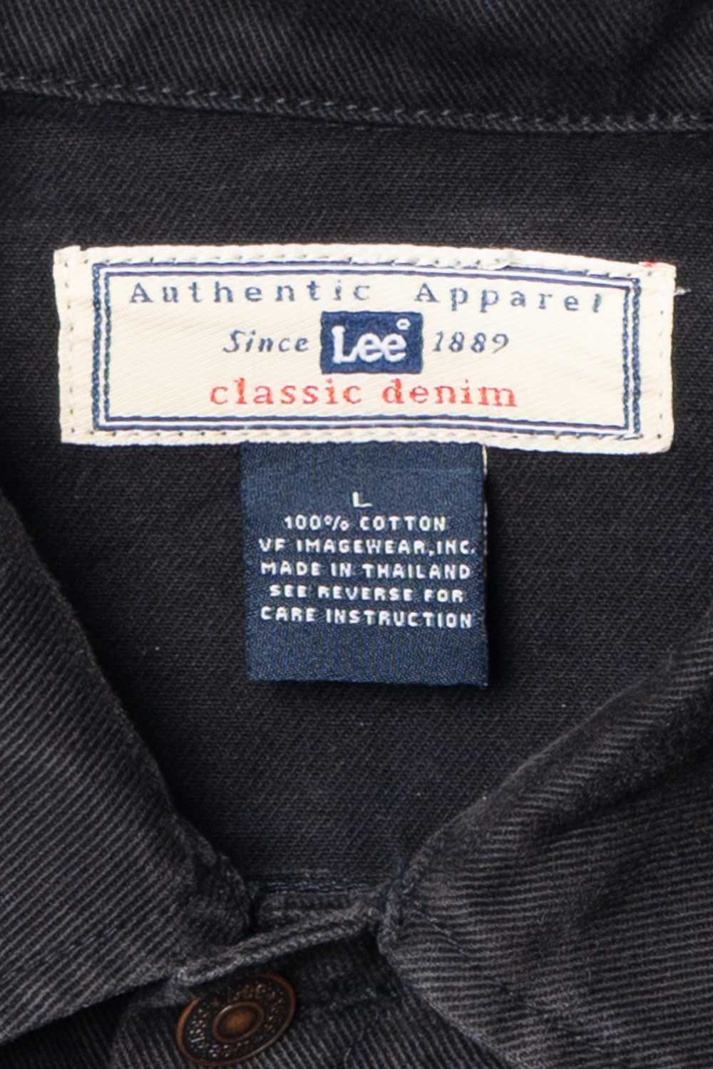 Vintage Lee Black Denim Jacket - image 5