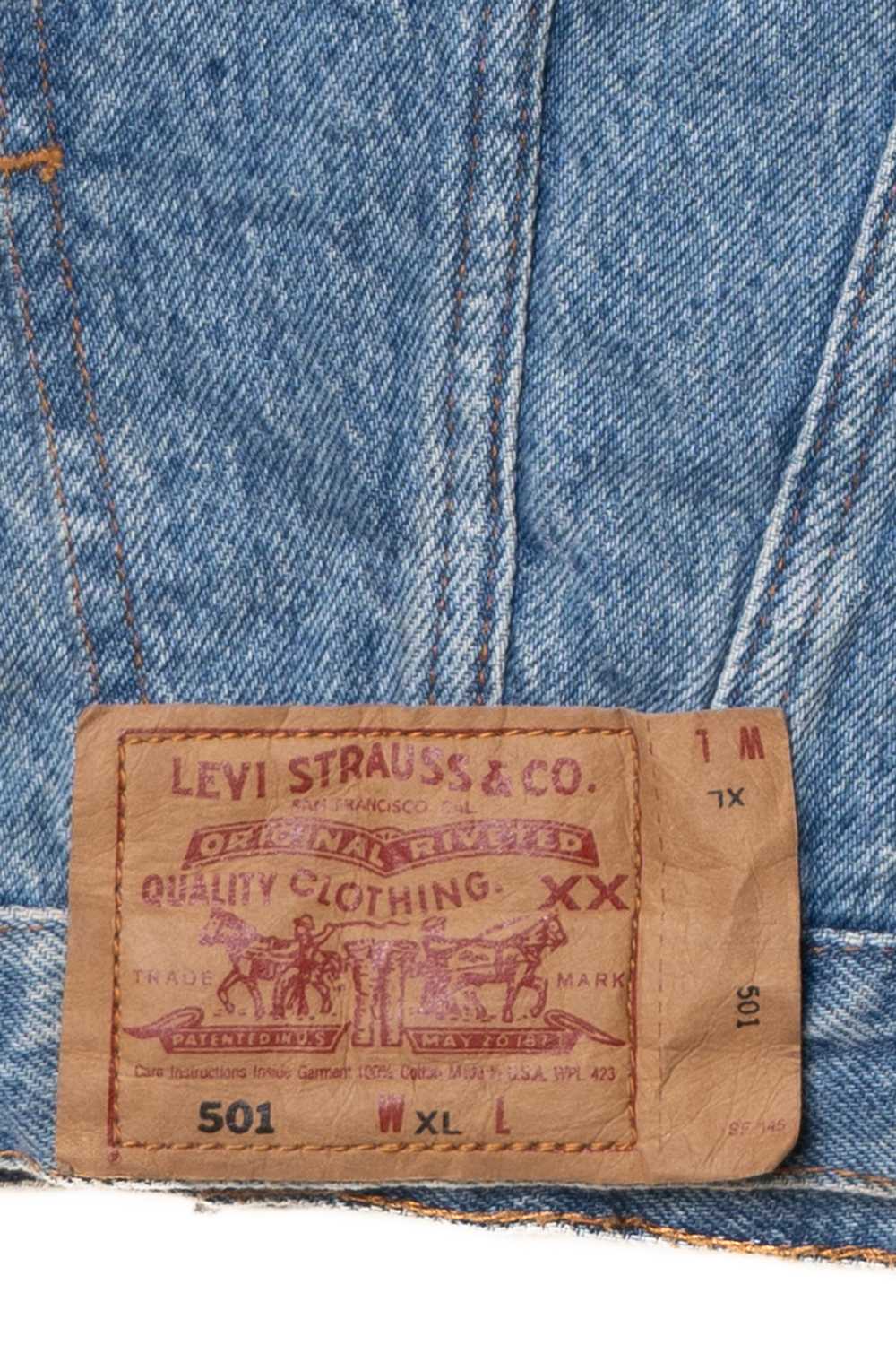 Vintage Levi's 501 XX Denim Jacket - image 5