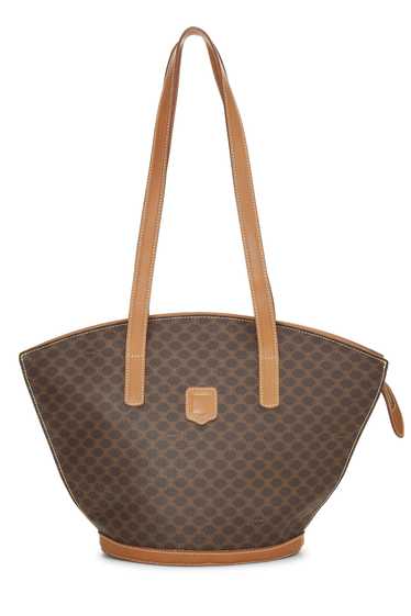 Brown Coated Canvas Macadam Tote - image 1