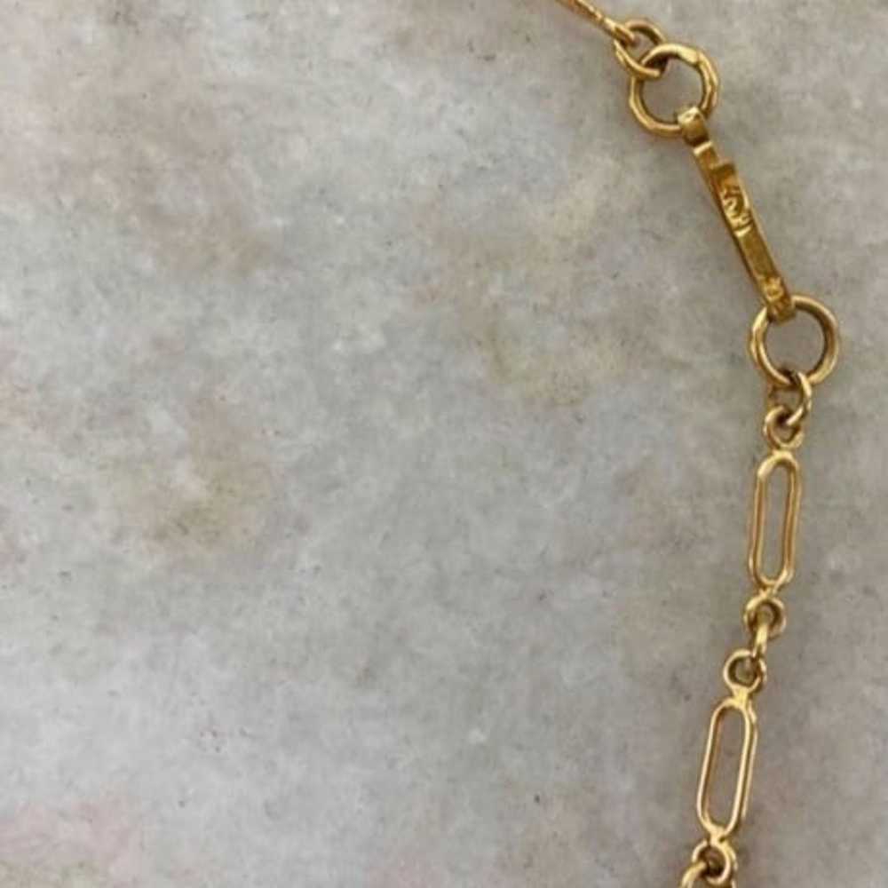 Vintage 90’s 90s gold chain link necklace  Either… - image 6