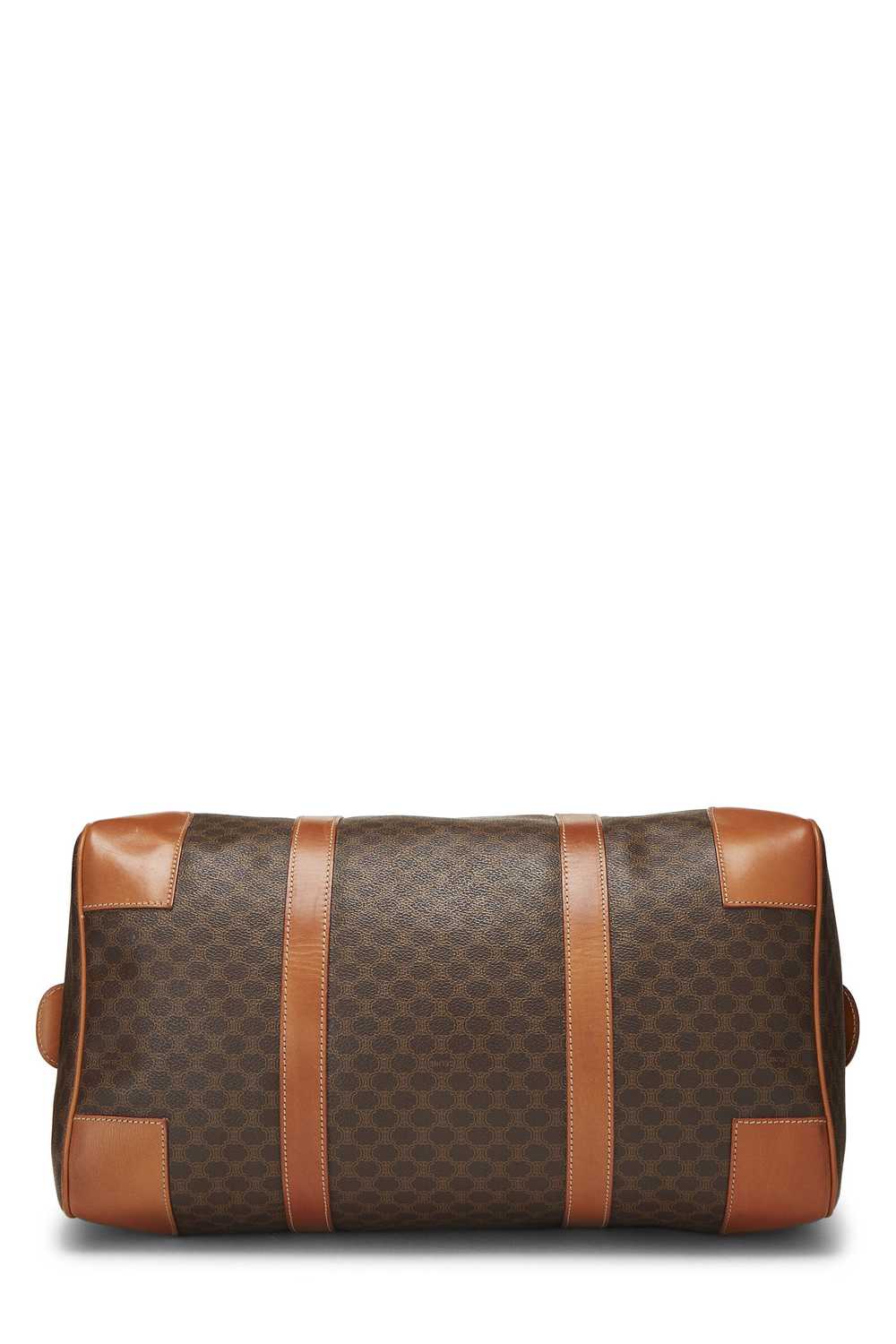 Brown Coated Canvas Macadam Boston Bag - image 5