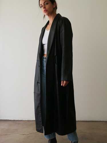Black Leather Duster - image 1