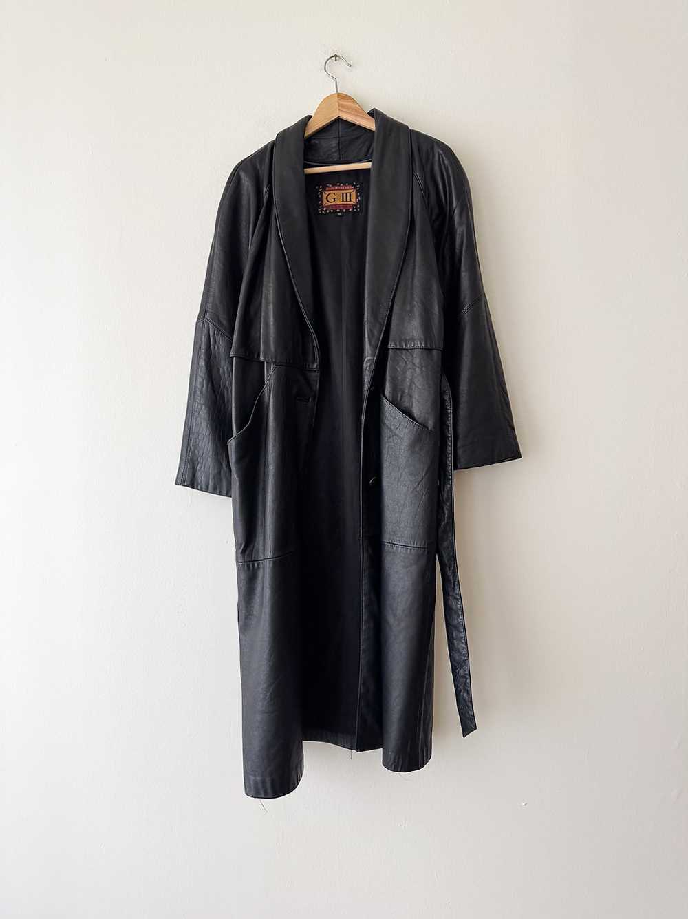 Black Leather Duster - image 4