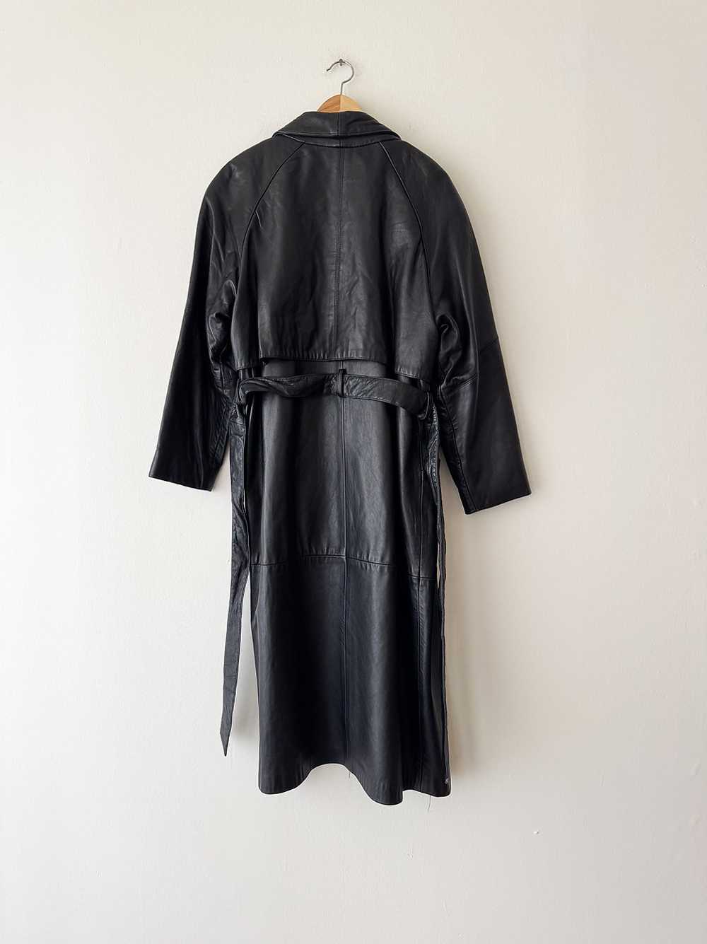 Black Leather Duster - image 5