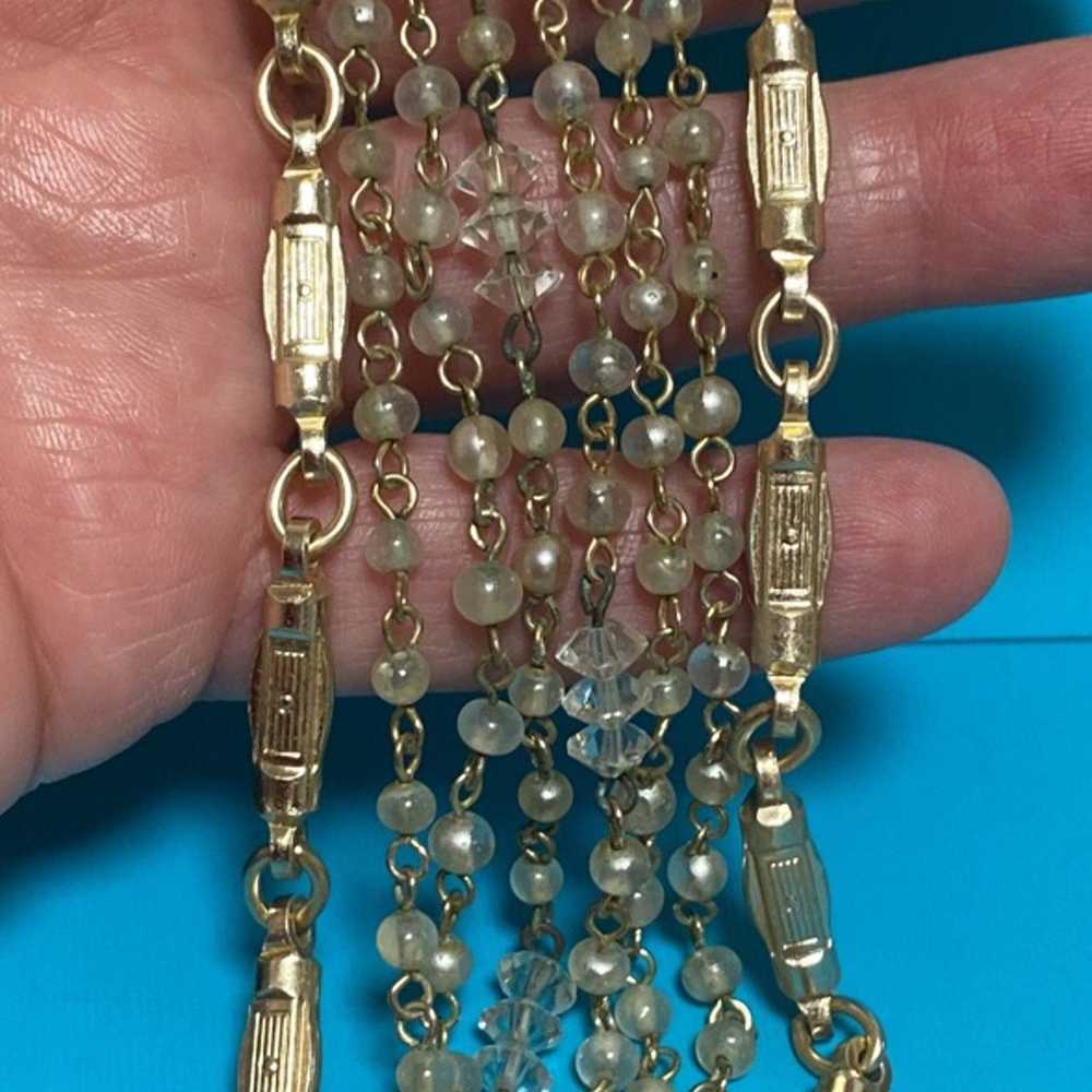 Vintage Faux Pearl & Metal Bracelet Lot AVON Lisn… - image 4