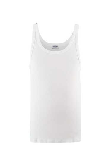 Managed by hewi Dolce & Gabbana White Ribbed Tank 