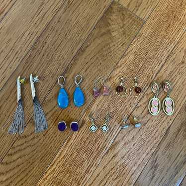 Women’s vintage chunky earring lot - image 1