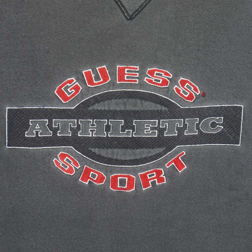 Guess - Athletic Sport Embroidered Crew Neck Swea… - image 3