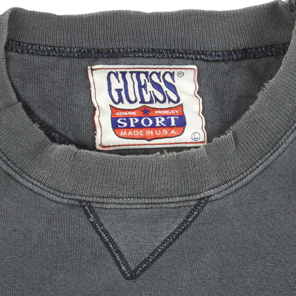 Guess - Athletic Sport Embroidered Crew Neck Swea… - image 4