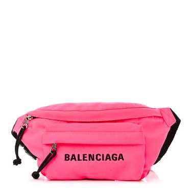 BALENCIAGA Textured Sport Nylon Logo Wheel Belt B… - image 1