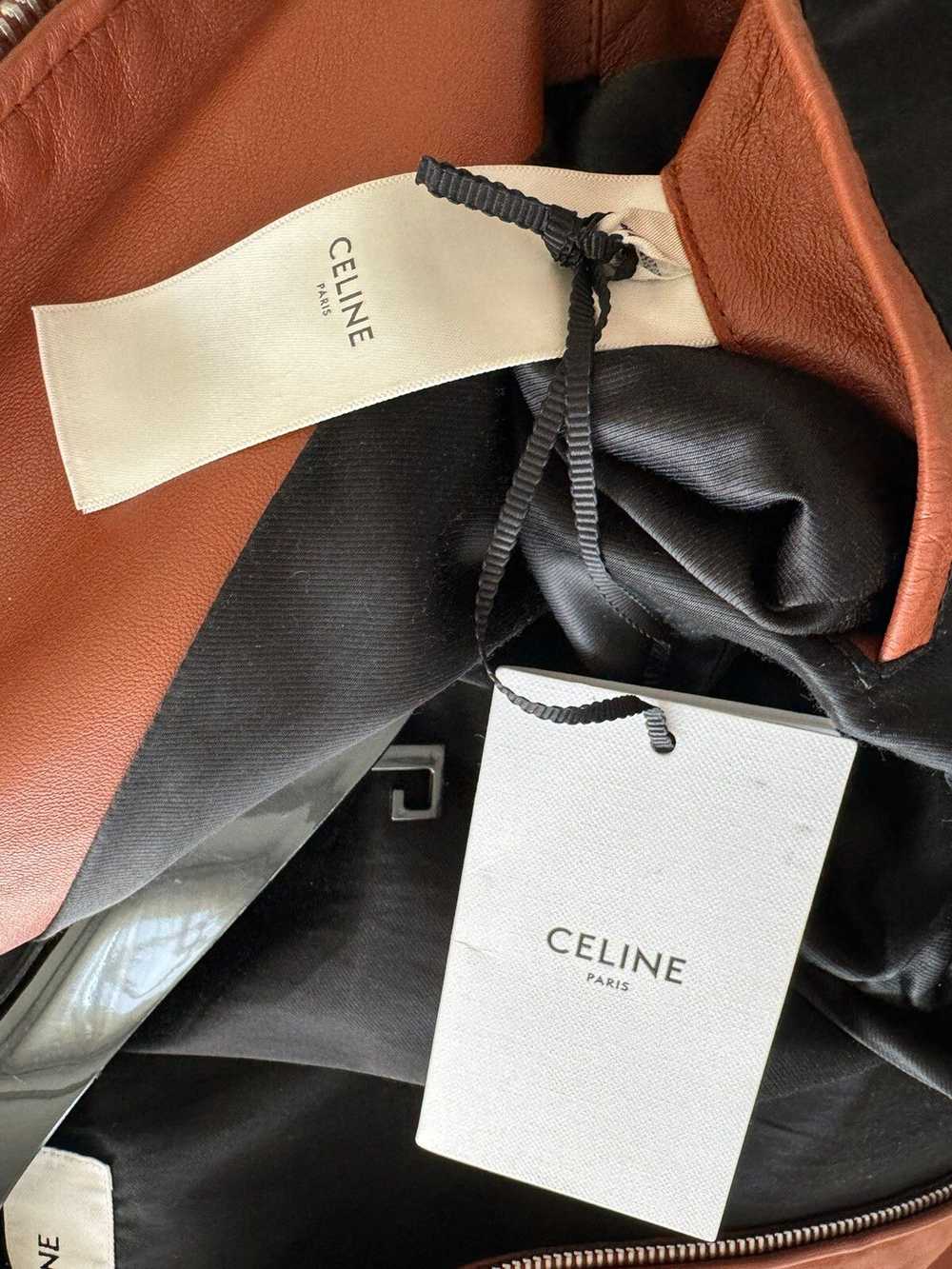 Celine × Hedi Slimane Celine Leather Jacket Aviat… - image 8
