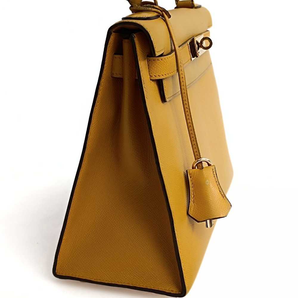 Hermès Hermès Kelly 28 shoulder bag in Courchevel… - image 4