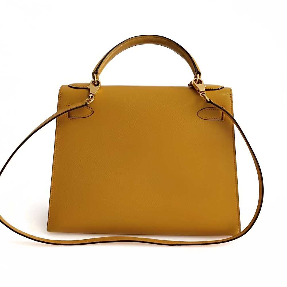 Hermès Hermès Kelly 28 shoulder bag in Courchevel… - image 5