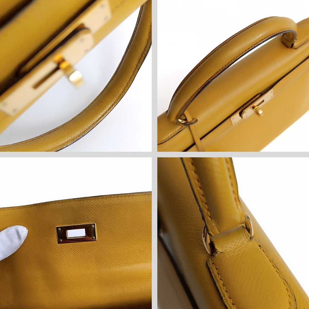 Hermès Hermès Kelly 28 shoulder bag in Courchevel… - image 8