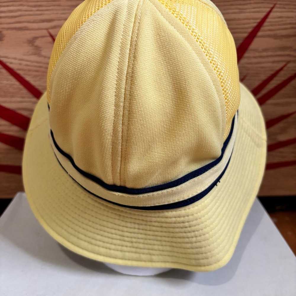 Vintage Wilson Tennis Bucket Hat (Yellow/Navy Blu… - image 6