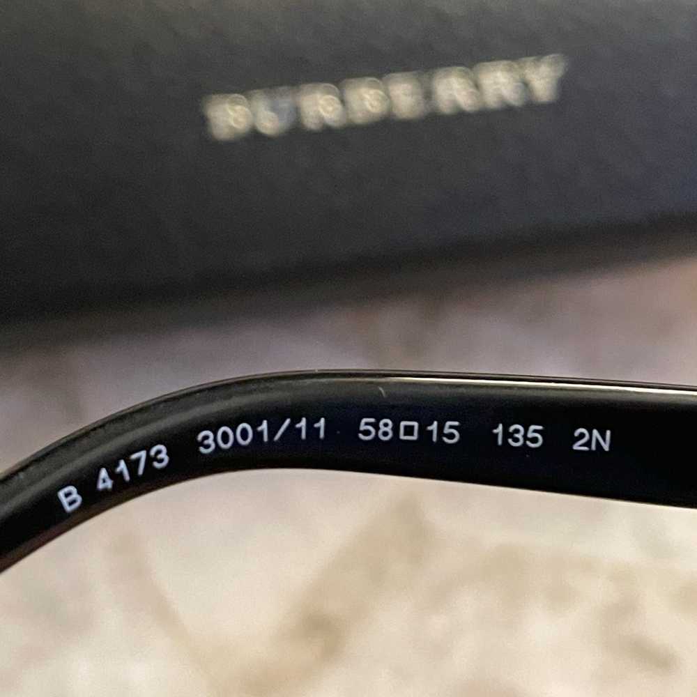 Burberry B4173 Black & Plaid Sunglasses - image 5