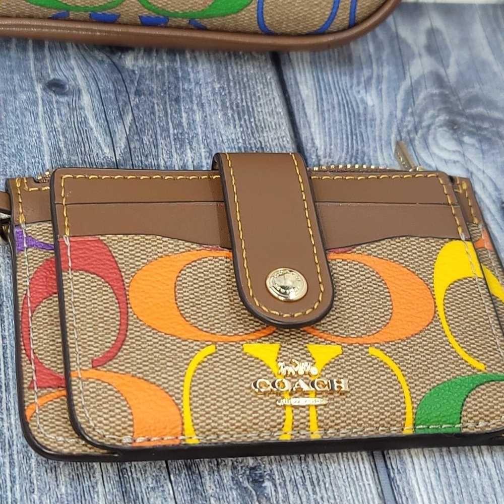 Coach Nolita bag and case in Rainbow - image 2