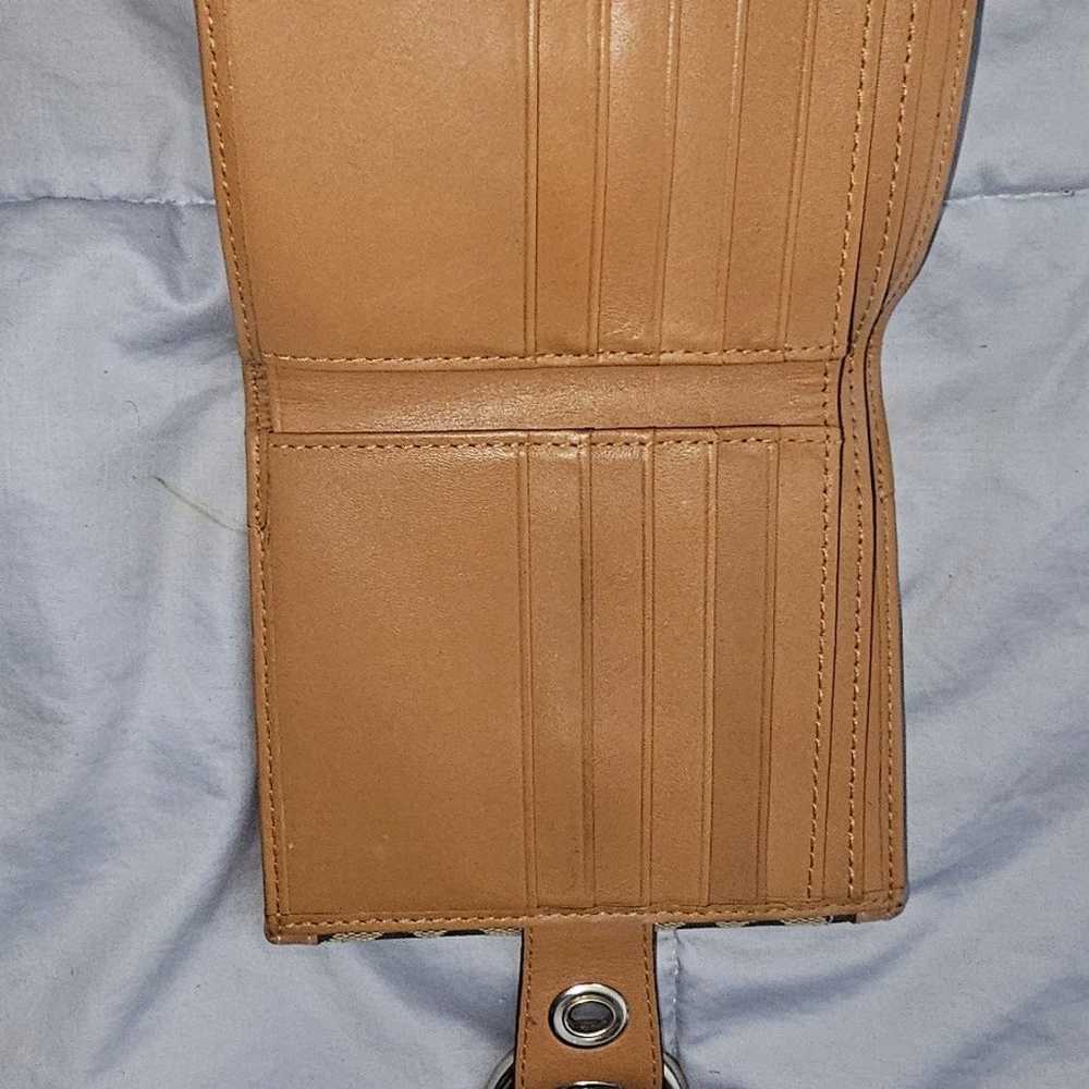 Vintage Coach signature clutch wallet - image 4