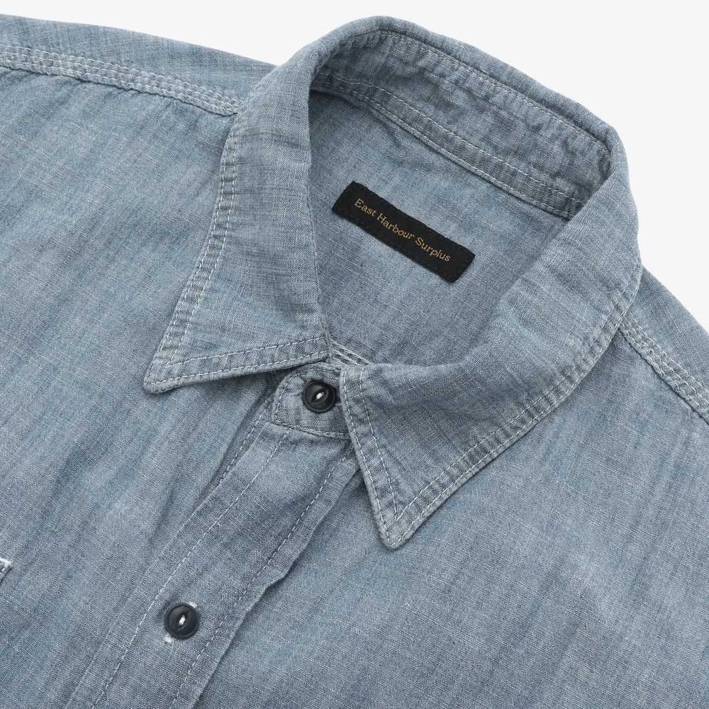 East Harbour Surplus Chambray Work Shirt - image 3