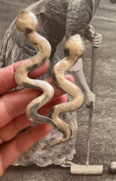 Handmade Hammered Snakes / c.1980s