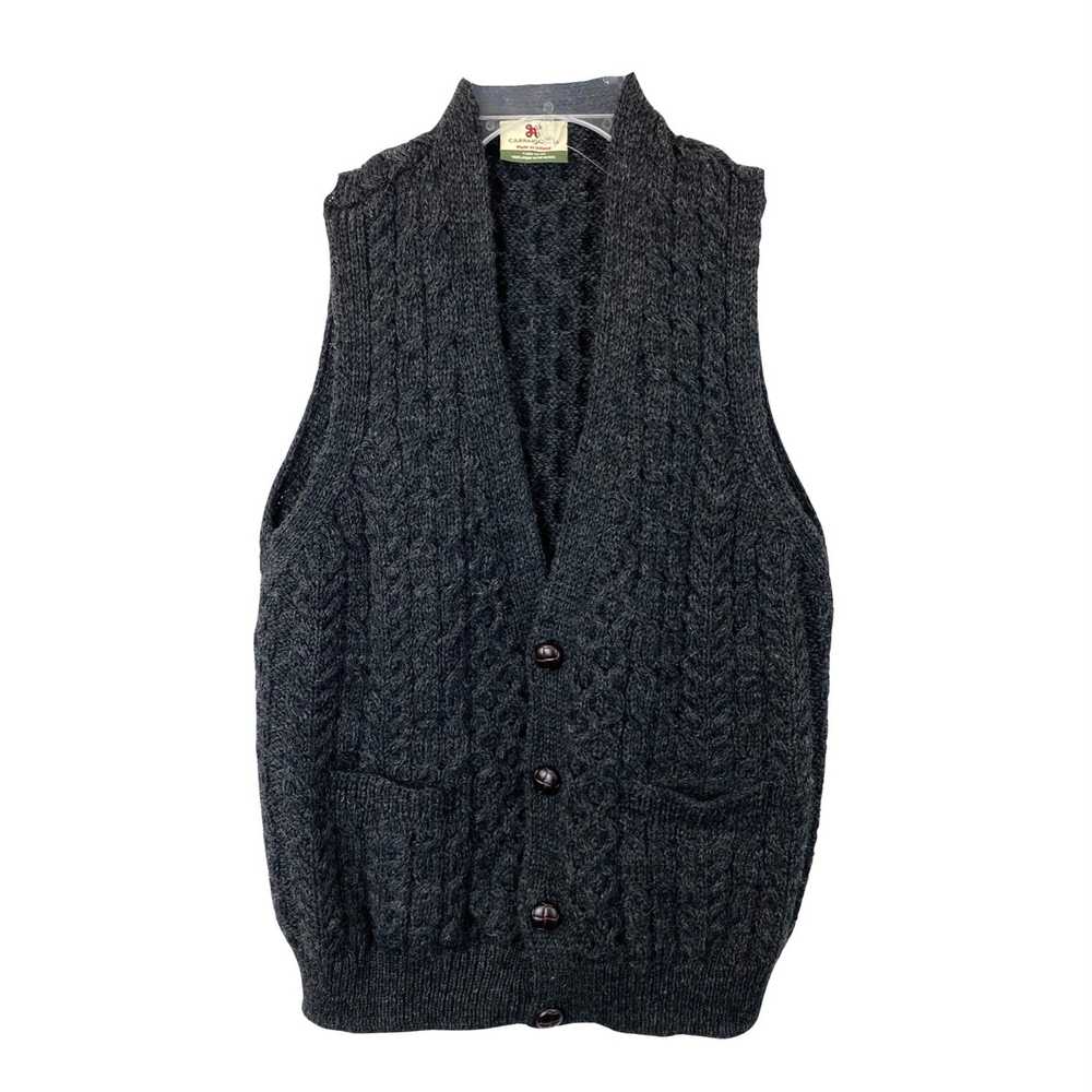 Carraig Donn Wool Button Down Vest - image 1